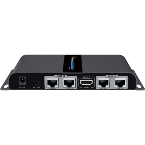 HDMI RJ45 Splitter 4-Port HDMI Splitter over cat5/cat6 HDMI Extender Splitter 1 in 4 out LKV714Pro