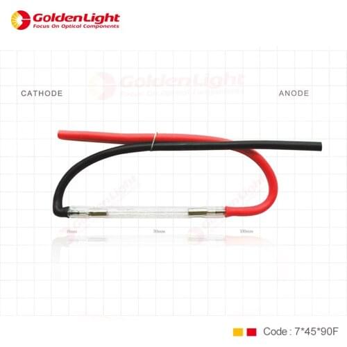 Ipl-flash-lamp for beauty machine made in BeiJing as size 90*45*7- cathode bend