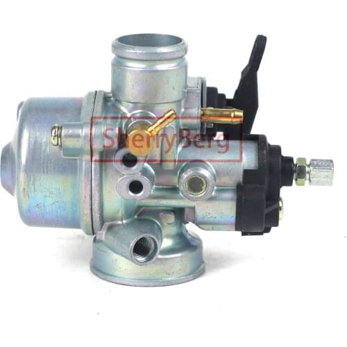 SherryBerg CARB carburettor CARBURETOR FIT FOR moped scooter pocket from Dellorto fit carburetor PHVA17.5mm PHVA17 manual choke
