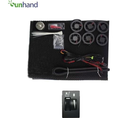 Car seat cooling kits for toyota prado/highland/REIZ/Camry,car seat ventilation kits for Toyota series(Black fans)