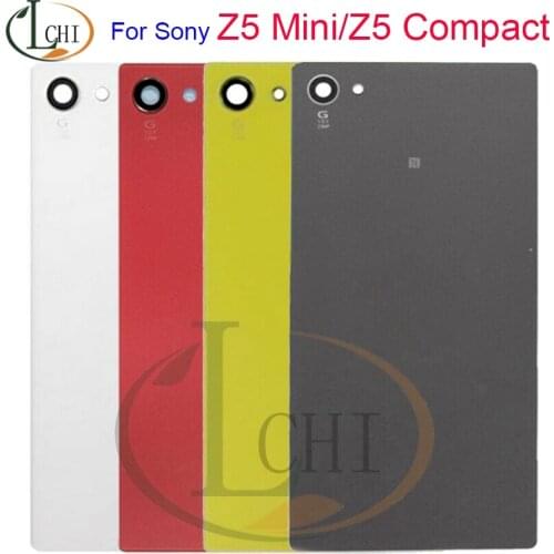 For SONY Xperia Z5 Compact Back Battery Cover E5803 E5823 Housing Rear Door Case Replace For 4.6" SONY Z5 Mini Battery Cover