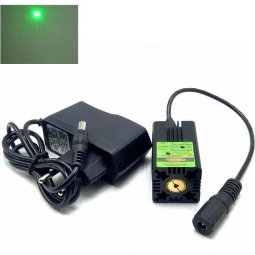 532nm 50mW Green Laser Dot Module w/Fan Cooling &Adapter Long Time Working