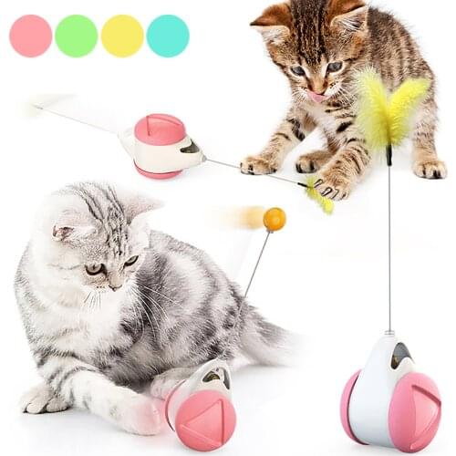 New Cat Toy with Wheels Automatic No need recharge cat toys interactive Lrregular Rotating Mode Funny not boring cat supplies