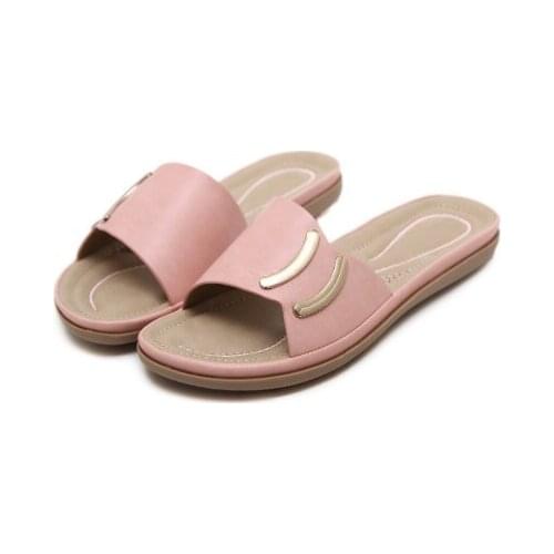 New 2020 Summer Shoes Women Slippers Thick Sole Non-slip Fashion Brand Flat Summer Shoes Womens Slippers Plus Size