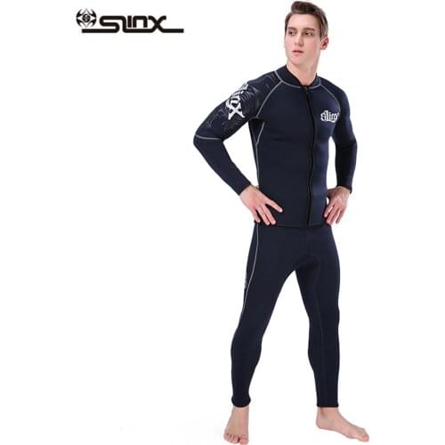 2021 New 3MM Wetsuit Mens Neoprene Cold Proof Warmth Diving Sailboat Swimming Surfing Scuba Snorkeling Super Elastic Wetsuit