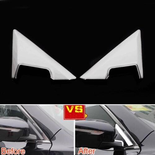 Car Front Window Trangle Trim Cover Panel A Pillar 2pcs For Nissan Rogue X-Trail 2014