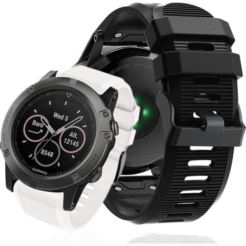 For Garmin Fenix 6x pro Smart watch quick fit strap For Fenix 5x Plus easy fit bracelet band for Fenix 3 3HR 26mm silicone strap