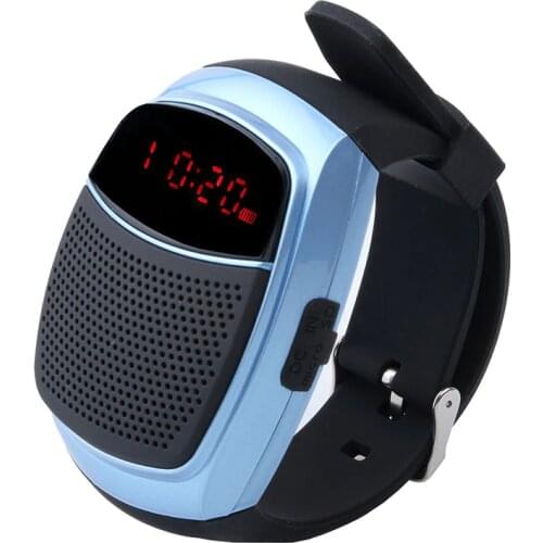 B90 Smart Watches Bluetooth Speaker Stopwatch Alarm Clock Sports Music Watch Hands-free FM Radio Self-timer Anti-Lost Alarm