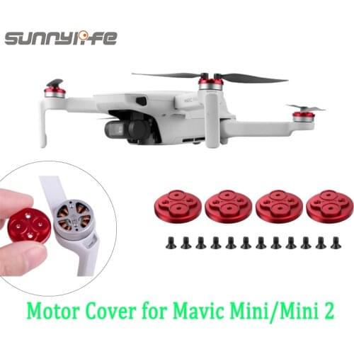 Sunnylife MAVIC MINI 2 Motor Covers Propellers Block-up Aluminum Alloy Scratchproof Motor Cover for Mavic Mini/MINI 2 Accessorie