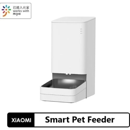Xiaomi Smart Pet Feeder Cat Dog Remote Control Voice Control Quantitative Regular Automatic Feeding with Mijia App Pet