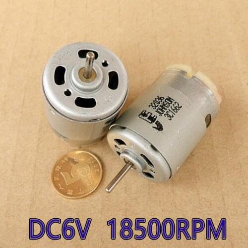 High Power Micro Motor DC 6V 18500RPM 0.95A High speed motor 380