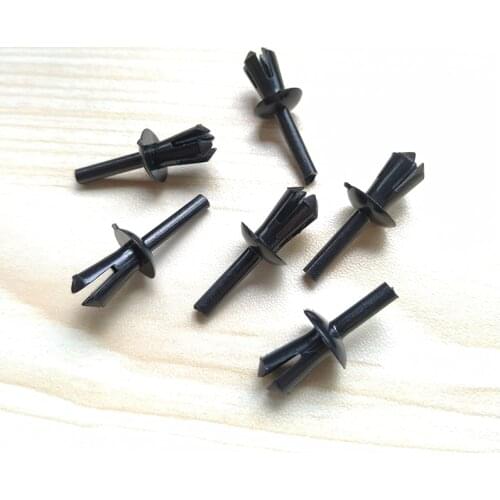 100pcs Car Fender Rivet Clip For BMW E12 E21 E23 E24 E28 E30 E31 E34 E36 E39 E46 E60 E61 E65 E66 E90 Fastener Bumper Retainer