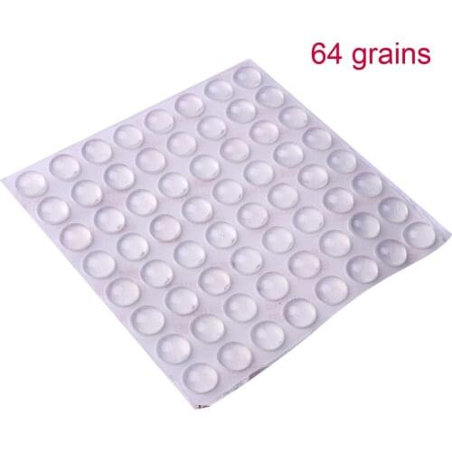 1piece 10mm*4.5mm (64grains) Round Clear Self Adhesive Rubber Polyurethane Bumper Bumpons Feet