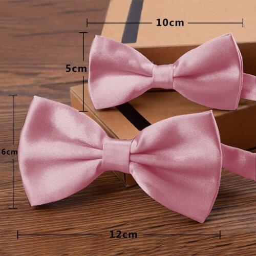 2pcs Pink Color Father and Son With Mens Bow Tie Classic Kids Bowtie For Men Boys Bow Ties Bowknot Bow Tie Party TZQZa0008