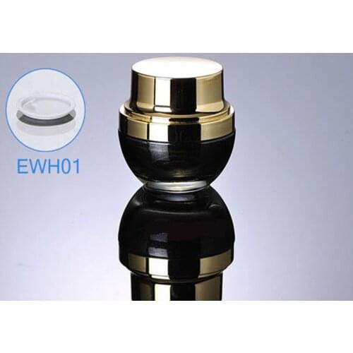 300Pcs 20g/ml Cosmetic Empty Jar Pot Eyeshadow Makeup Face Cream Container ,Glass cream jar