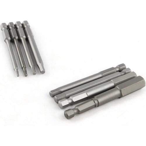 75mm Magnetic Head Screwdriver Bits 1/4" Hex Shank Screw Drivers Set H2-H10 Kits For Power Tools