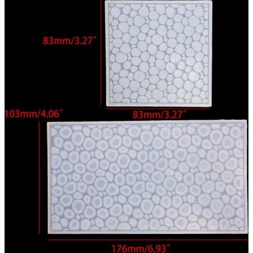 83XC Handmade Water Wave Ripples Mold Epoxy Resin Ocean Theme Pendant Jewelry Making