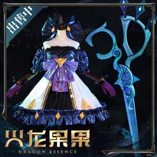 Anime Game LOL Gwen The Hallowed Seamstress Battle Lolita Dress Gorgeous Uniform Cosplay Costume Halloween Women Freeship 2021