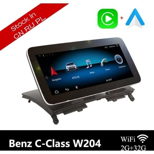 4Core Car Radio Player For Benz C-Class W204/S204/C180/C220 (2007-2010) NTG4.0 Carplay SWC