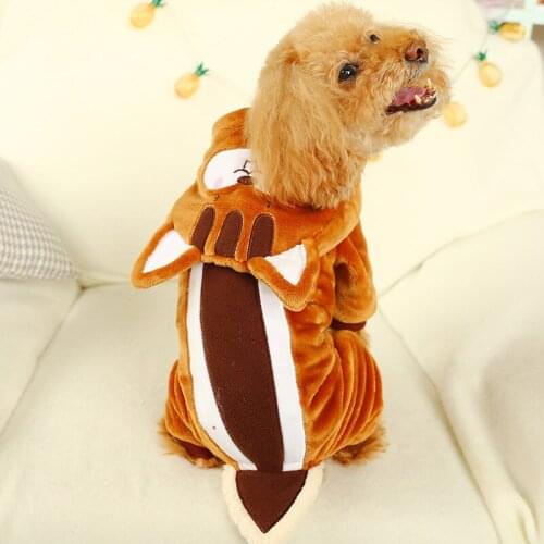 One-piece Suit Tiger Suit Cute Funny Plush Warm Change Into Teddy Bear Cute Dog Clothes Pet Dog Cat New