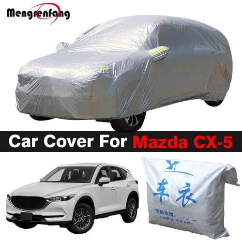 Full Car Cover Outdoor Anti-UV Sun Shade Rain Snow Resistant SUV Cover Dustproof For Mazda CX-5 CX5