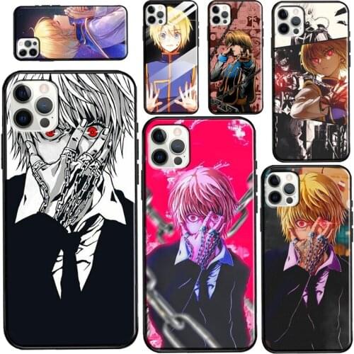 Kurapika Hunter x Hunter Case For iPhone 11 Pro Max XS X XR 8 7 Plus SE 2020 Funda For iPhone 12 Pro Max mini Case