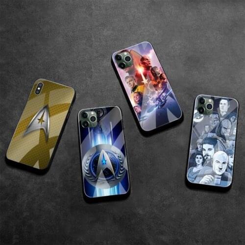 TV Star Trek Phone Case Tempered Glass For iPhone 12 pro max mini 11 Pro XR XS MAX 8 X 7 6S 6 Plus SE 2020 case
