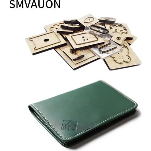 Wooden die-cut Diy 2020 coin purse coin bag ID bag for die-cutting machine card bag mold scrapbooking