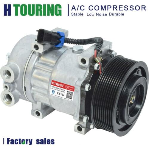 F696003141 F69-6003-141 4384 U4384 Sanden 4384 Sanden 7H15 7S15 709 SD709 SD7H15 ac compressor for Peterbilt / Kenworth truck