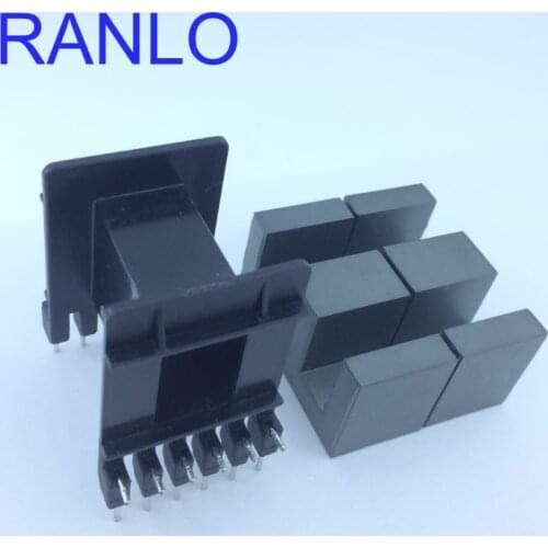 EE4220 horizontal bare bobbin 6+6pin + TDG TP4 PC40 magnetic ferrite core
