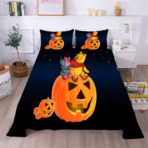 3D Happy Halloween Style Duvet Cover Set Printed Bedding Queen King Size