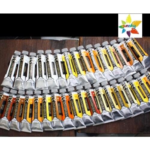 Original Talens REMBRANDT series Artists' Oil color saturated and bright Tubular 40 ml 120 colors Self selected Art supplies