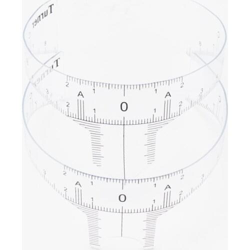 1pc Reusable Semi Permanent Makeup Eyebrow Ruler Eye Brow Measure Tool Eyebrow Guide Ruler Microblading Calliper Stencil Supply