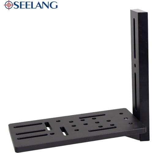 OSEELANG All metal L Type Big Bracket For tripod fixed theodolite monocular Telescope Binoculars L-shaped head plate Adapter