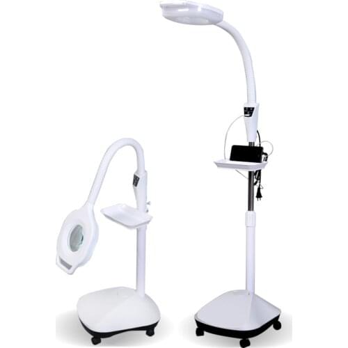 220V 3X Circline LED Magnifying Glass with USB Charging Port Cold Light Shadowless Pallet Lamp Magnifier for Beauty Salon Tattoo