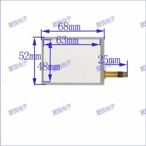 ZhiYuSun 68mm*52mm 2.8 inch touch screen digital player handwriting screen outer periphery dimension 68*52 General touch screen