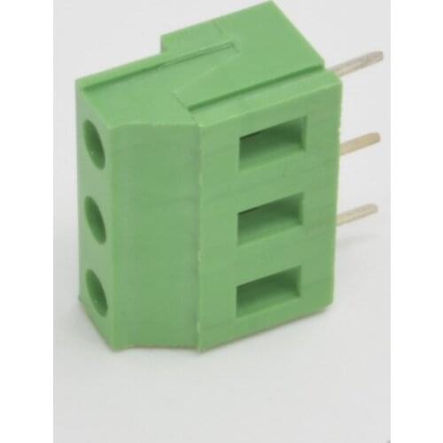 10 Pcs Per Lot 7.62mm Pitch 3 Pin 3 Poles Straight PCB Screw Terminal 300V 10A