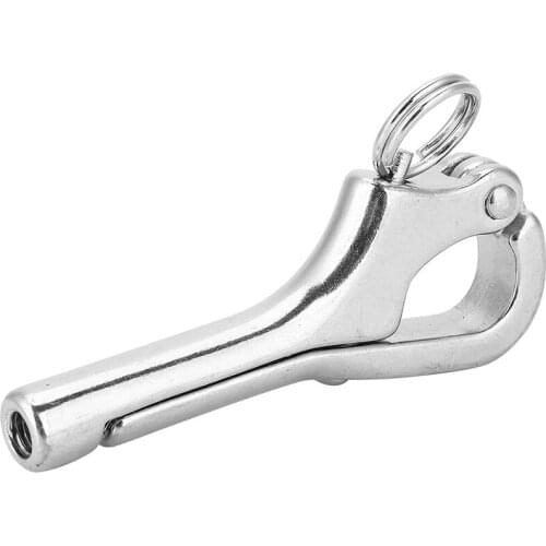 4'' Heavy Duty Quick Release Snap Hook 316 Swivel Eye Hook Motorcycle Shackle