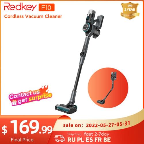 Redkey F10 Handheld Cordless Foldable Vacuum Cleaner 23KPa removable battery All In One Dust Collector Floor Carpet Aspirator