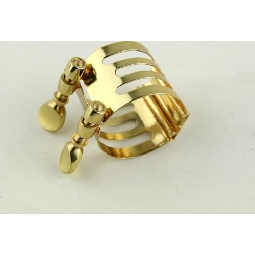 Alto Eb Saxophone Metal Ligature Clip Clamp,Sax Mouthpiece Accessory Parts