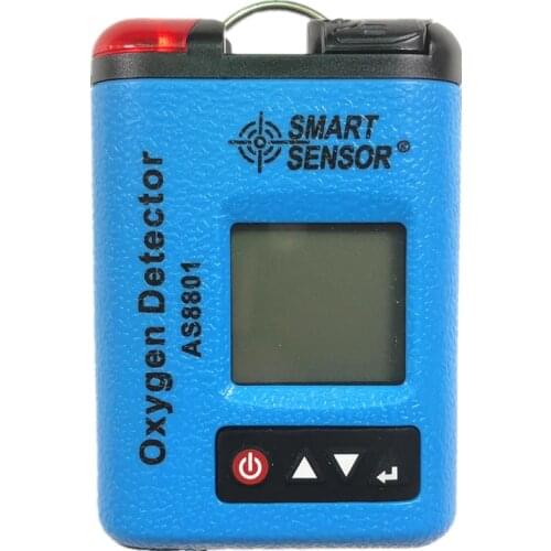 Riot control oxygen gas analyzer O2 concentration measuring instrument detector tester SmartSensor AS8801 W/Sound & Light Alarm