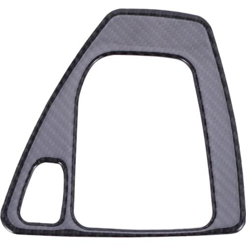For BMW 3 Series E90 E92 Interior Trim Carbon Fiber Gear Shift Control Panel Cover Sticker RHD Car Styling