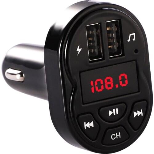 FM Transmitter Wireless FM Radio Modulator Car Bluetooth-compatible Adapter MP3 Player with Dual USB 5V 3.1A