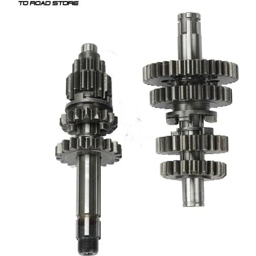 Motorcycle Transmission Gear Box Main Counter Shaft Kit For YX 140 cc 150cc 160cc Engine Dirt Pit Bike BSE KAYO SSR 2021