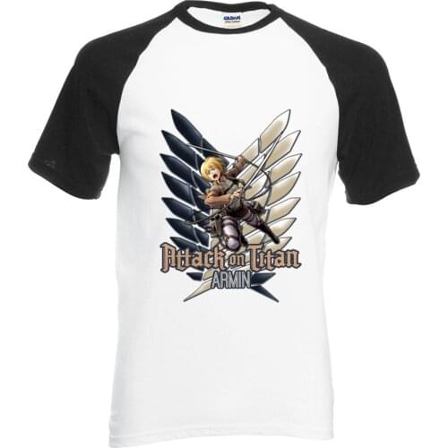 Japanese Anime Attack On Titan T Shirt Wing Of Freedom Tshirts T Shirts Men Summer Round Neck Tops T-Shirts Short Sleeve Tees