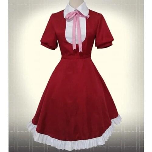 Anime Bungo Stray Dogs Cosplay Costumes Alice Red Dress Uniform Halloween Costume Women Girls Christmas Carnival Party Dresses
