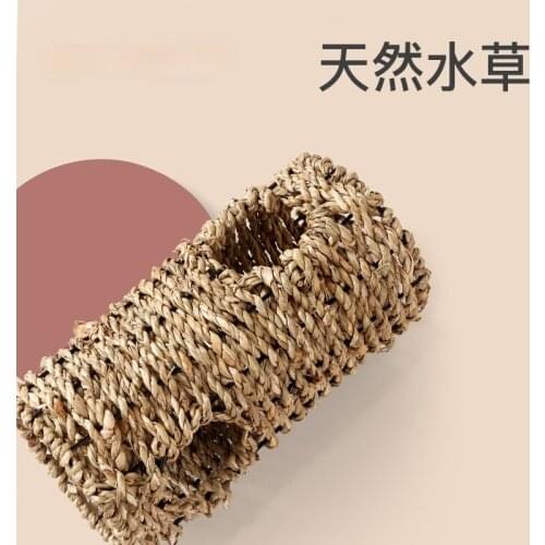 Hamster Toy Straw Pipe Avoiding Djungarian Hamster Tunnel Furniture Hamster Cage Landscaping Supplies