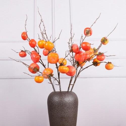Artificial Persimmon Branches Indoor Decoration Decoration Simulation Persimmon Foam Fruit Flower Decoration