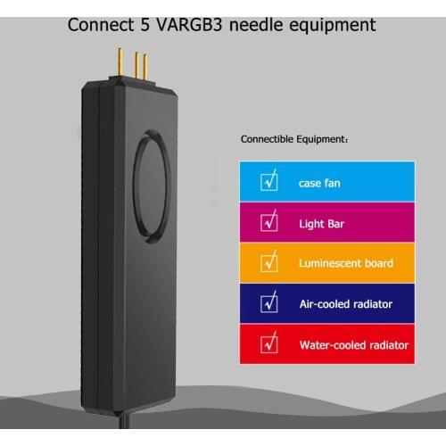 5V Gorgeous ARGB Controller 3Pin SATA Power Supply Desktop Computer Remote Control for Chassis Fan LED Lighting Water Cooler HOT