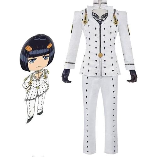 Bruno Bucciarati Cosplay Anime JOJO Bizarre Adventure Golden Wind Costume Halloween Party Exhibition Cos Props Fashion suit